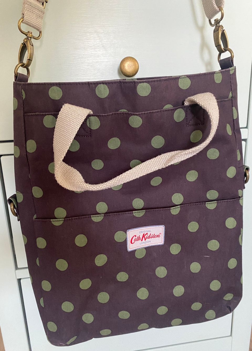 Cath Kidston olkalaukku, polkadot