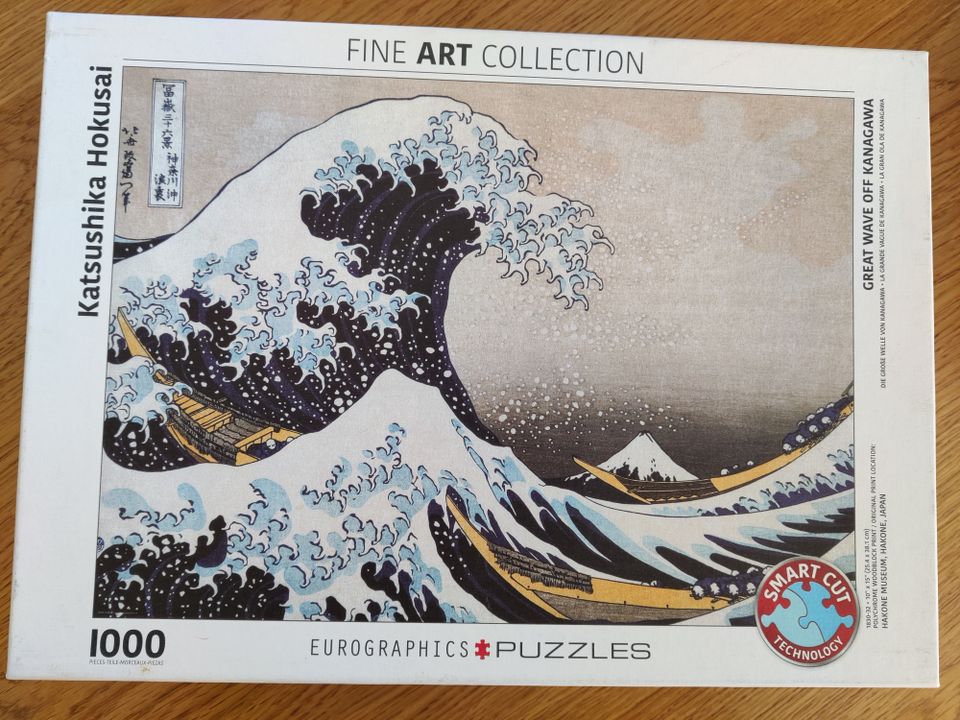 Hokusai Great Wave, palapeli 1000