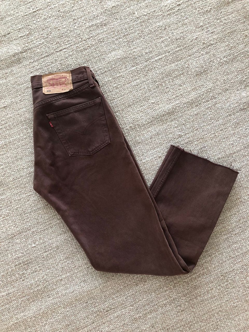 Vintage Levi’s 501 ruskeat