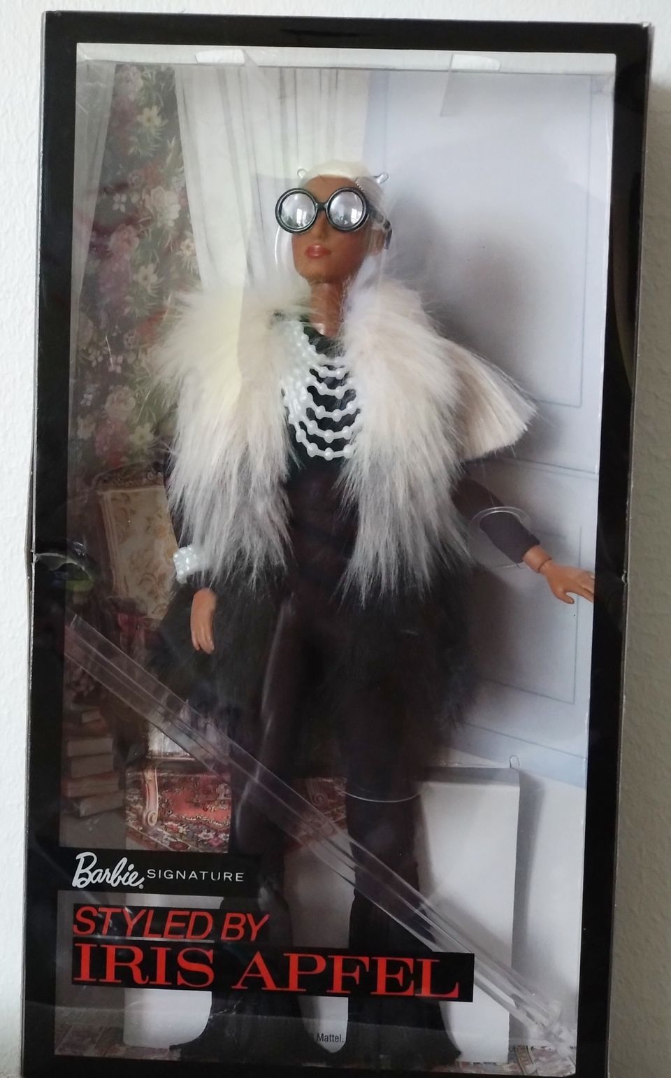 Styled by Iris Apfel Barbie