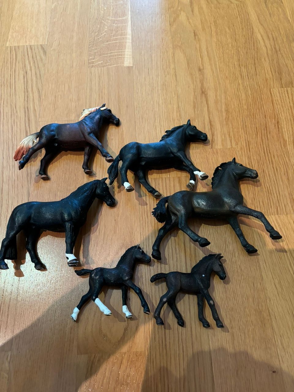 6 kpl Schleich-hevosia