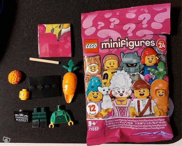 Lego 71037 minifigure sarja 24 Carrot mascot.