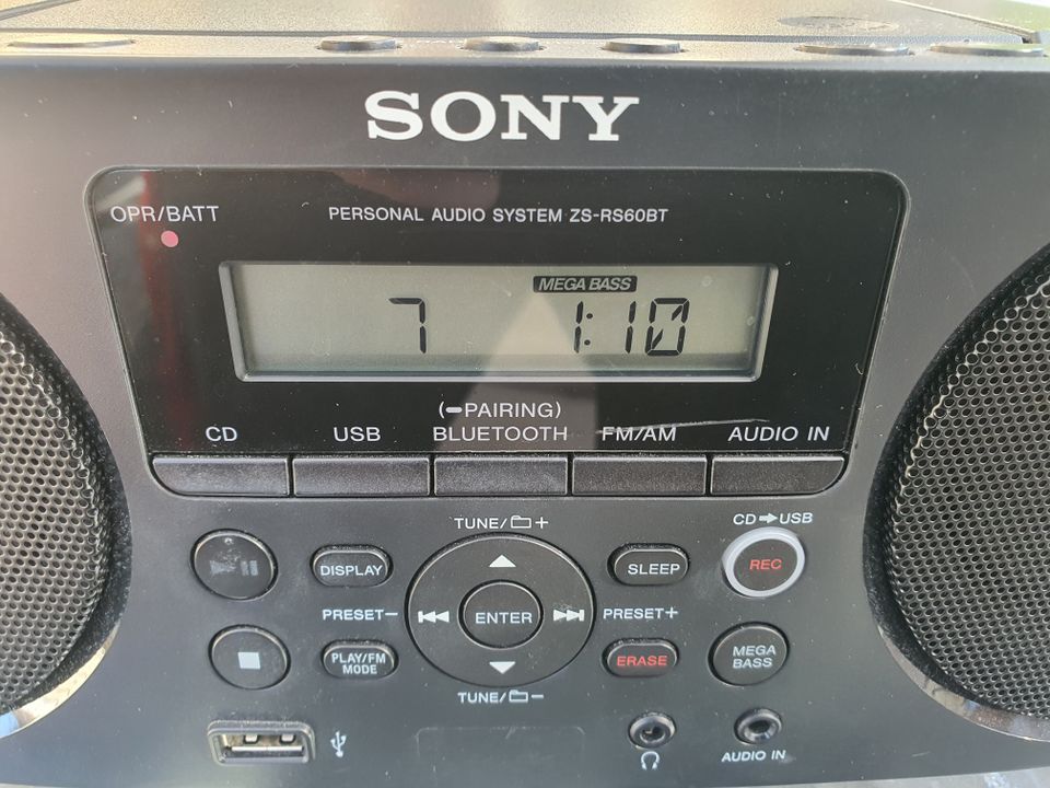 Sony Bluethooth CD soitin radio