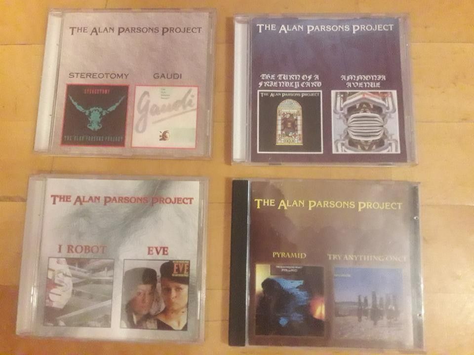 The Alan Parsons project CD 2on1 .Yksi levy ( 2 albumia ) maksa 12€ . Takuu.