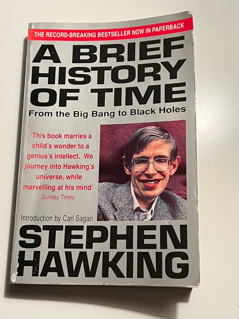 A brief history of time by Stephen Hawking