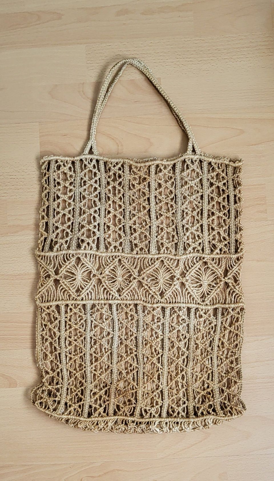 Vintage Macrame kassi