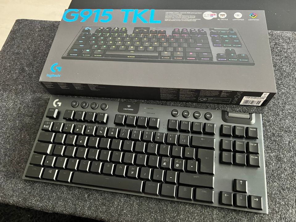 Logitech G915 TKL - langaton mekaaninen näppäimistö