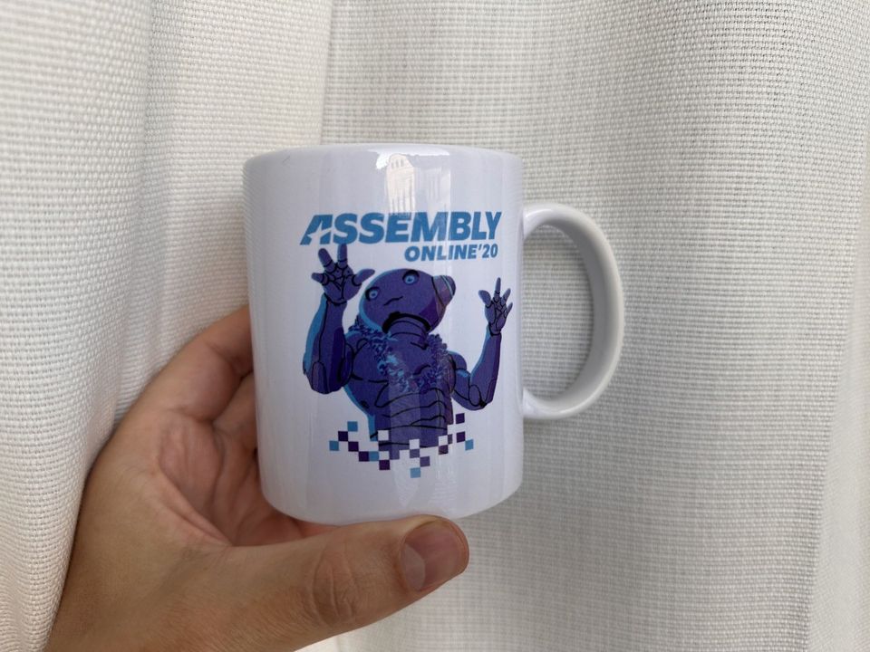 Assembly Online '20 muki coffee cup