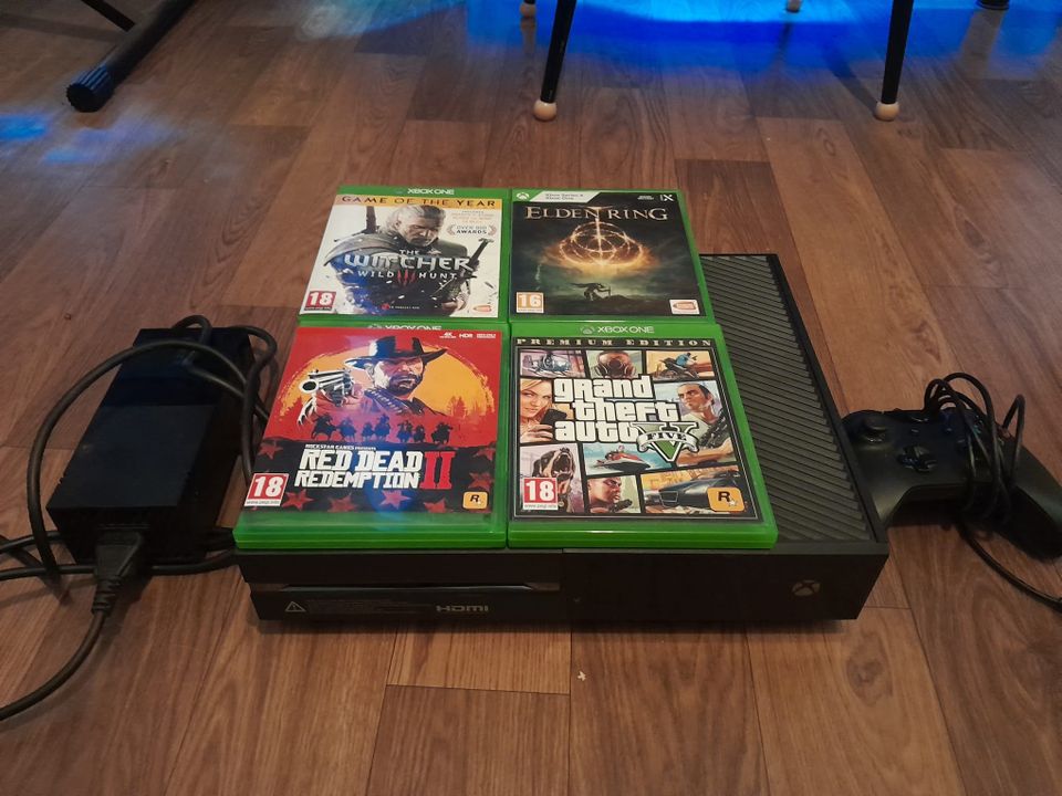 Xbox one, Red Dead Redemption 2, Elden Ring, Witcher 3 ja GTA 5