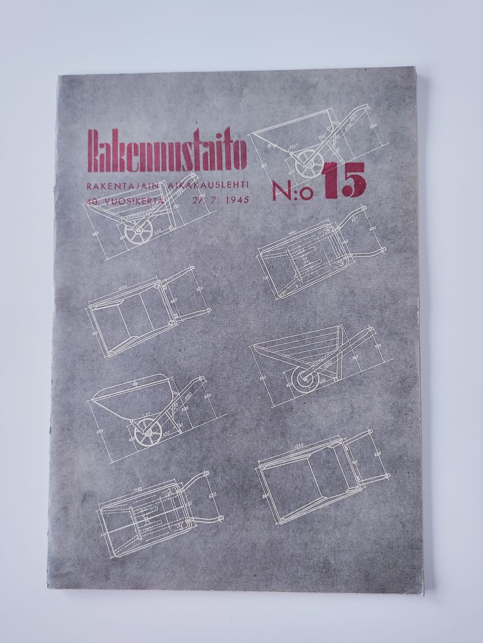 Rakennustaito N:o 15 - 1945