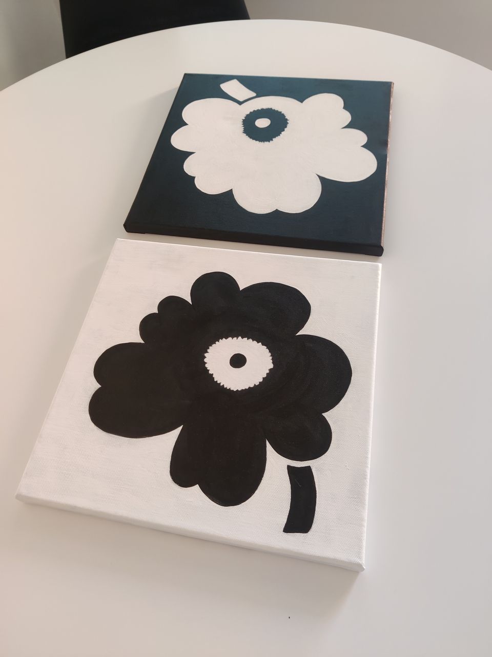 2 kpl marimekko "unikko" tauluja