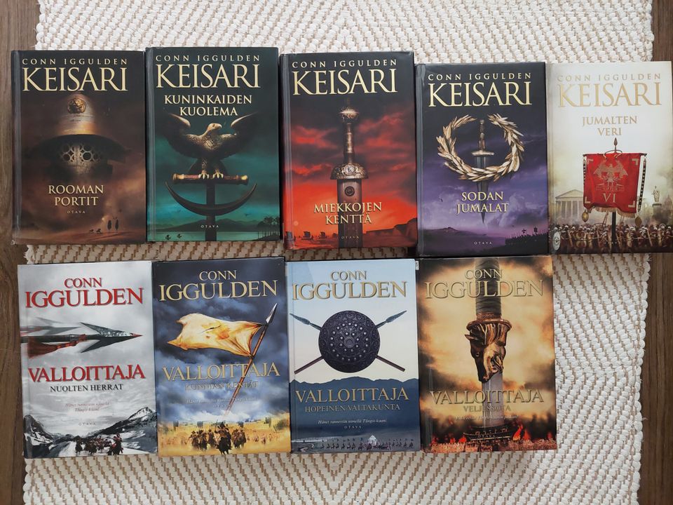 conn iggulden Keisari & valloittaja sarjat