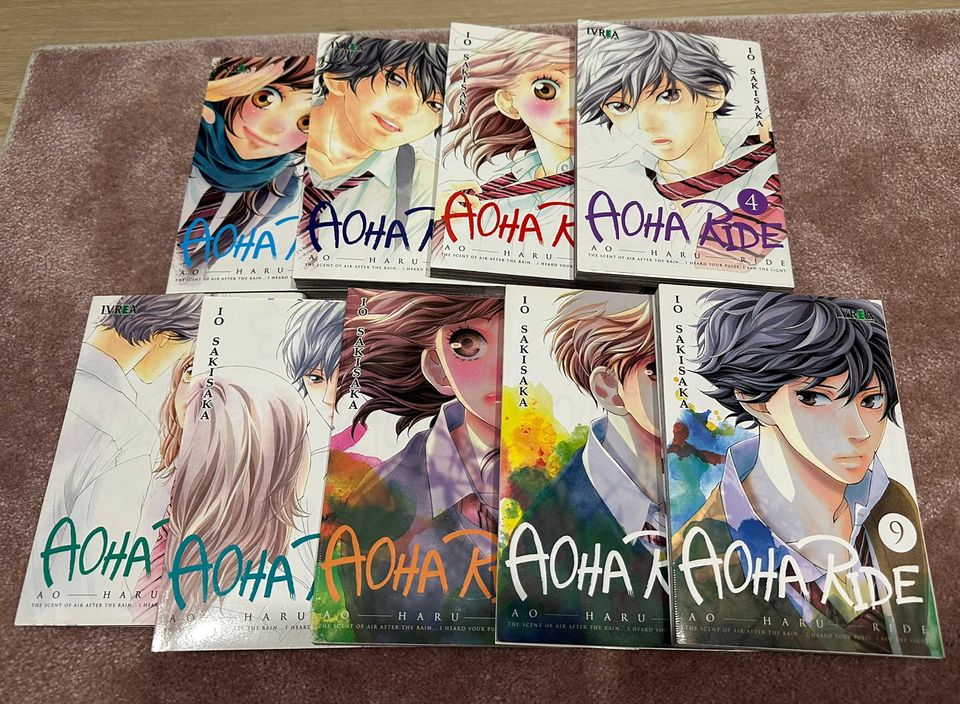 Aoha ride manga osat 1-9, suomeksi!