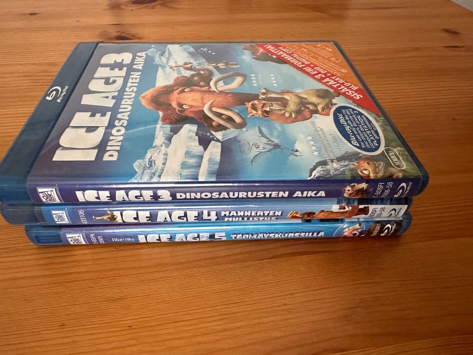 Ice age 3-5 blu-ray