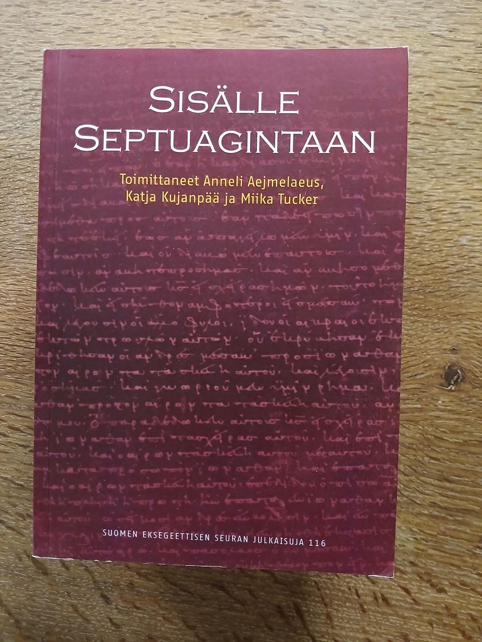 Sisälle Septuagintaan