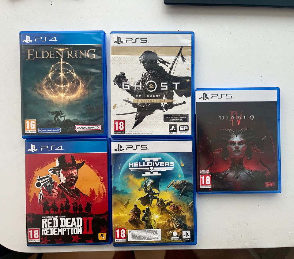 PS5/PS4-pelejä (Turku)