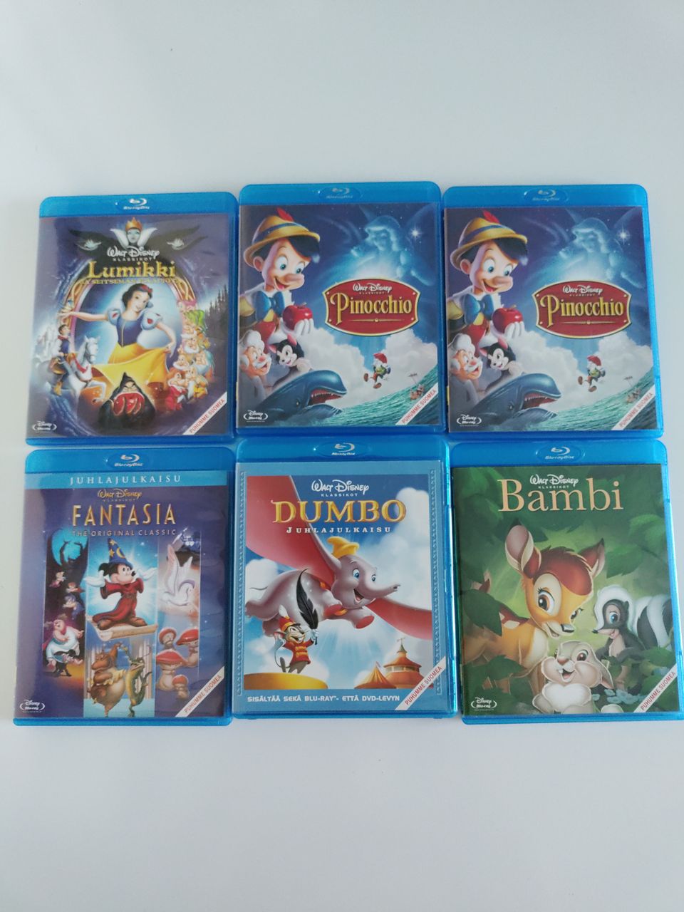 Disney-klassikoita nrot 1-5, 7-8e/kpl