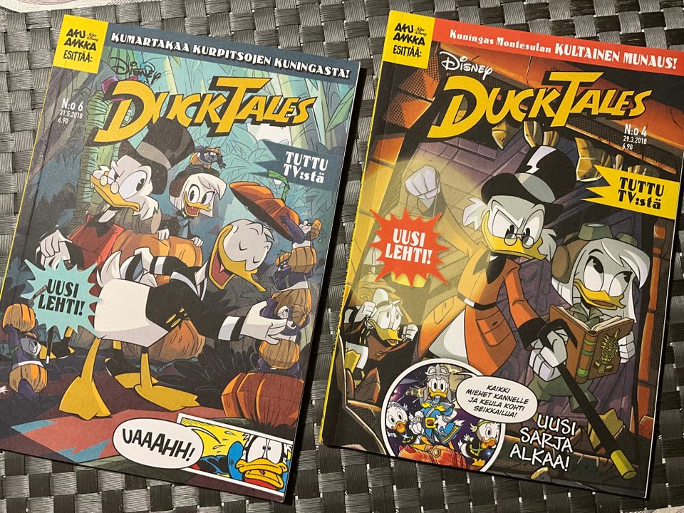 Aku lehtiä DuckTales nrot 4 ja 6 /2018 (3e/kpl)