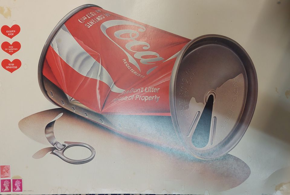 Coca Cola Tom Liddell 1981 juliste