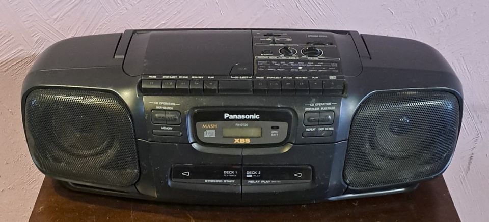 Radio/CD/C-kasettisoitin Panasonic