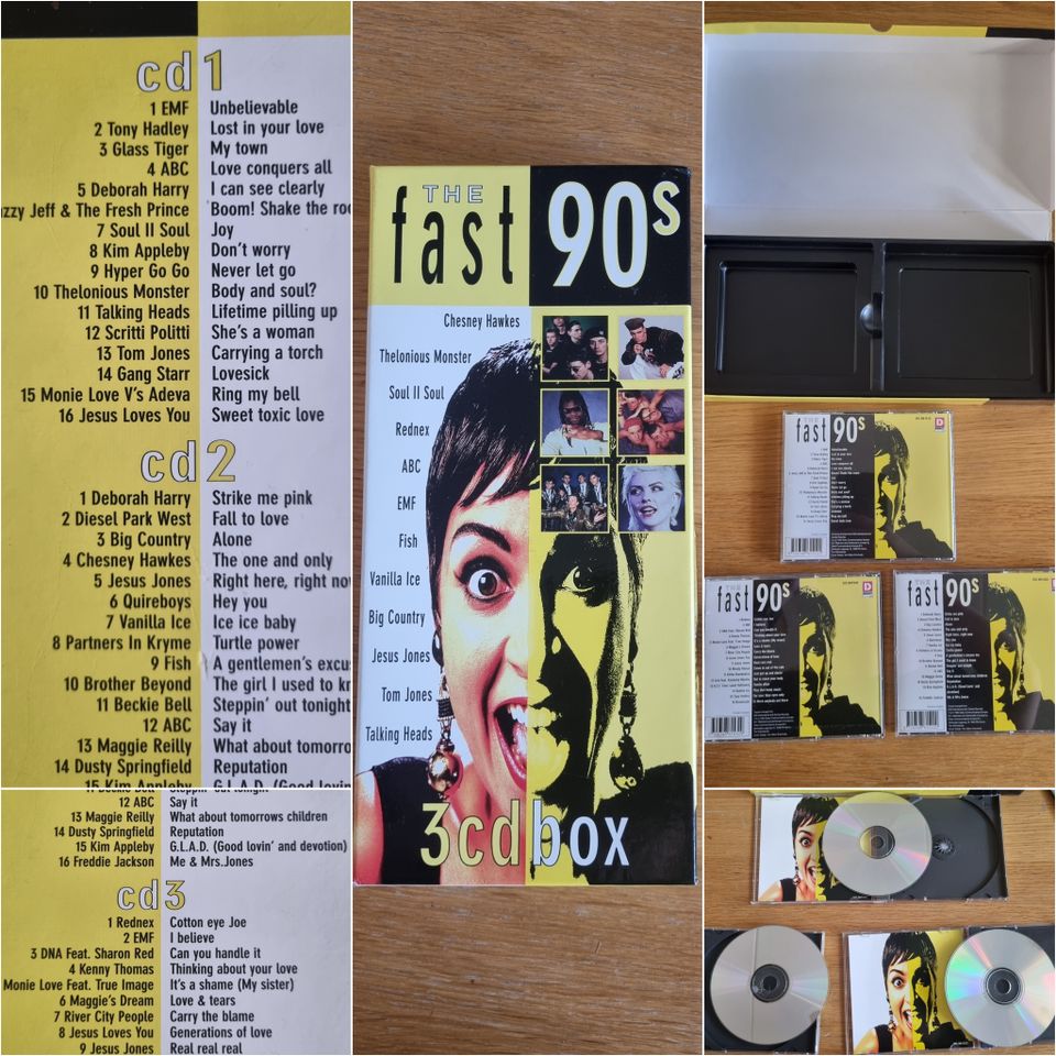 90-luku 90's hits fast cd levy musiikki keräily ysäri