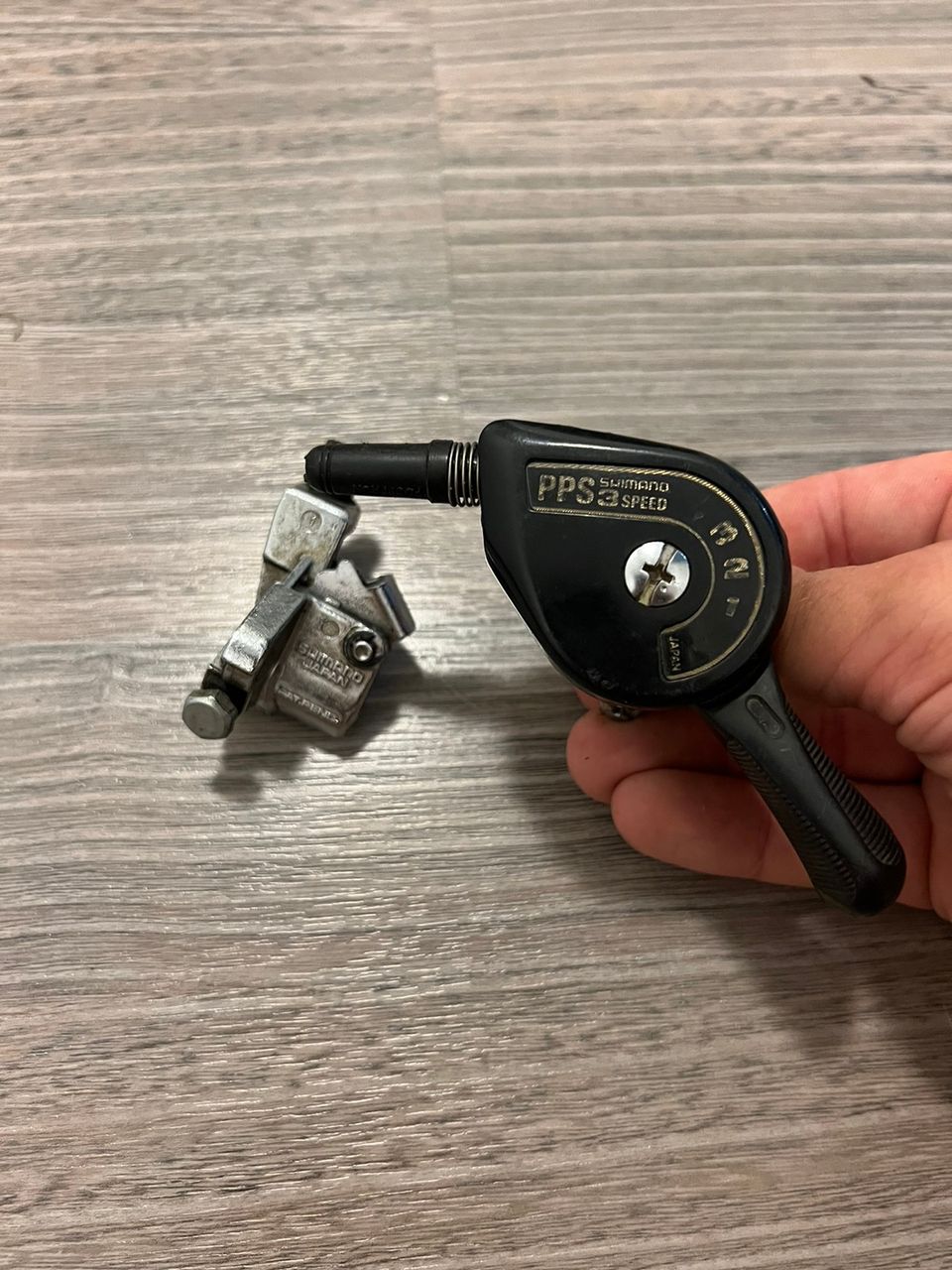 RETRO shimano pps3 vaihtaja ja kahva