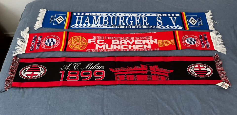 3 sports scarves