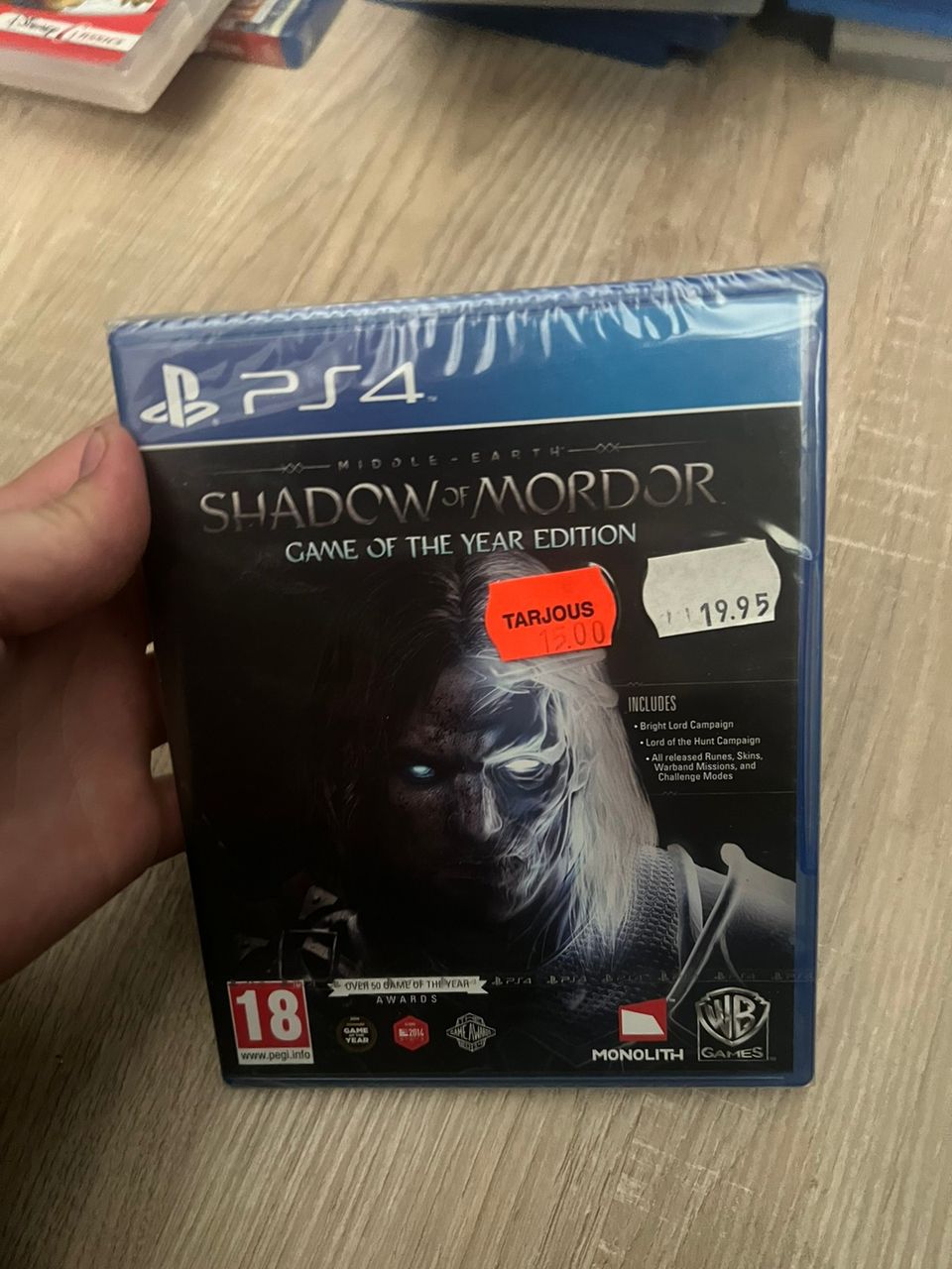 Shadow of mordor game of the year edition (ps4)