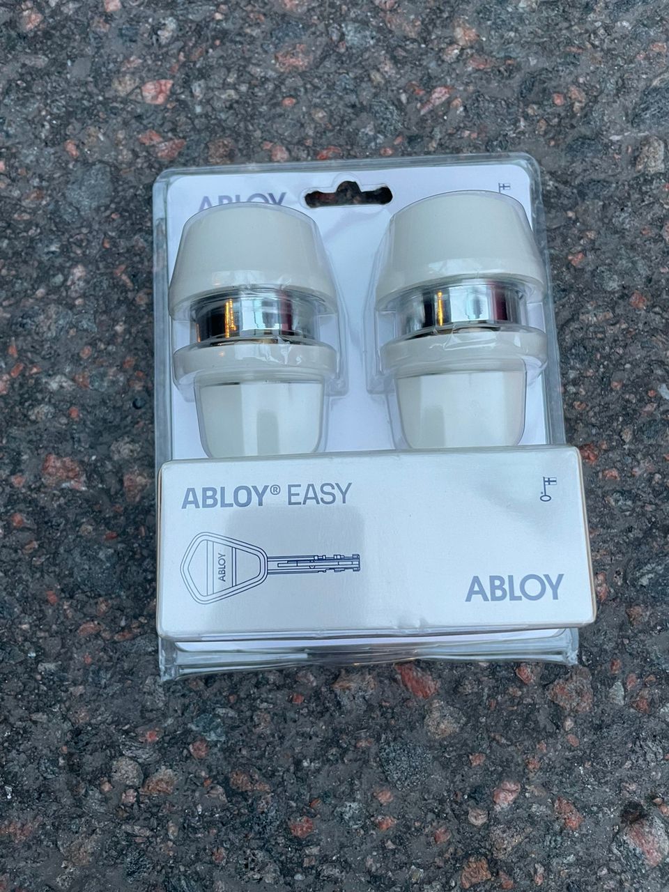 Avainpesä Abloy easy 2 kpl  PG005 valkoinen