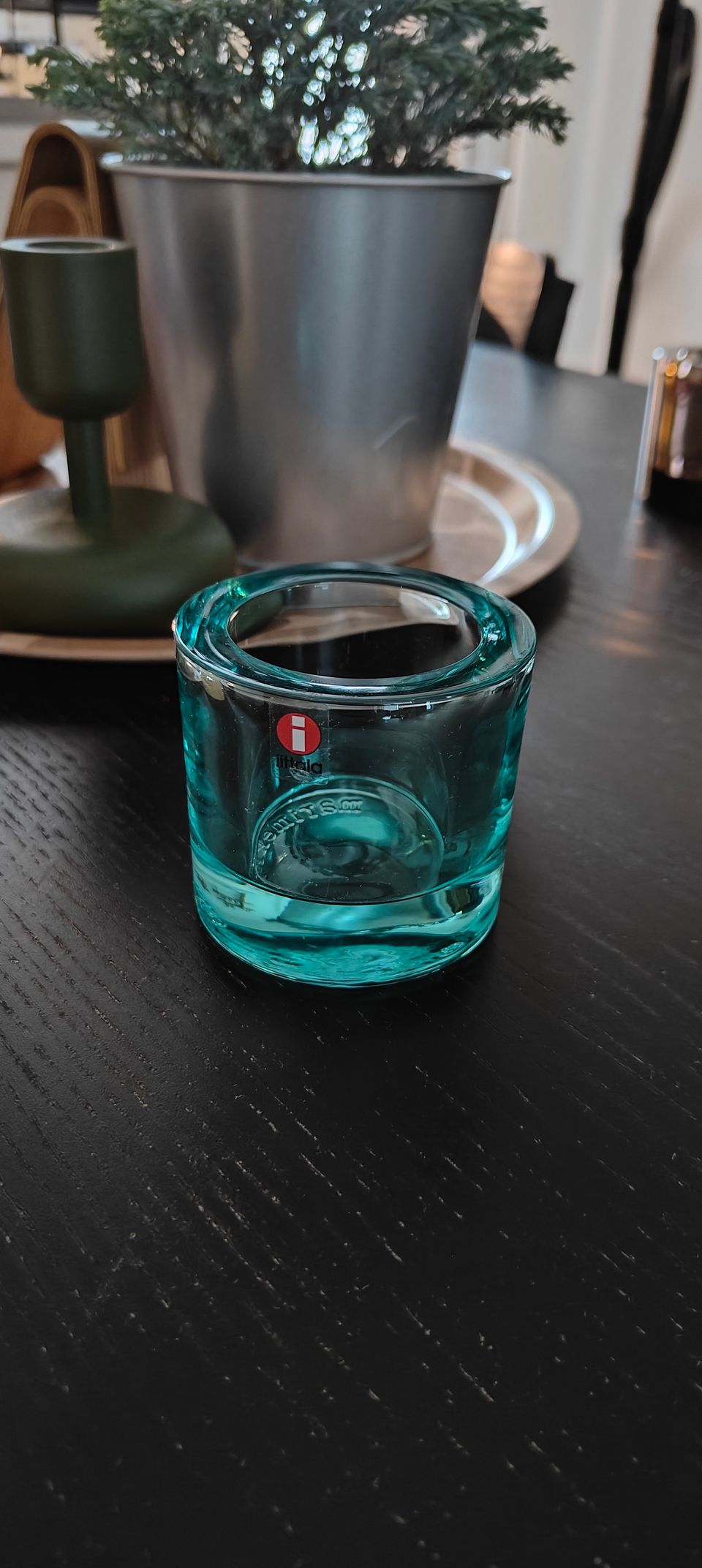 Iittala Kivi tuikku vedenvihreä