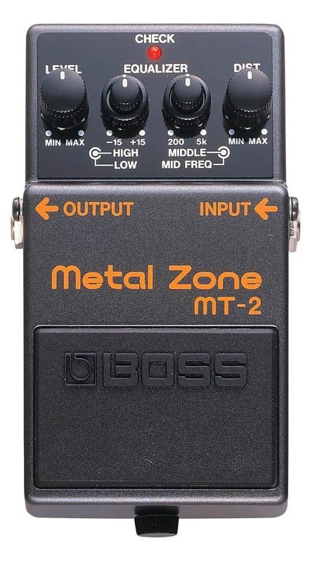 UUSI Boss MT-2 Metal Zone Kitaran säröpedaali