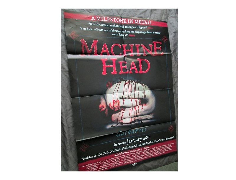 Uusi Machine Head promo juliste Catharsis, metal