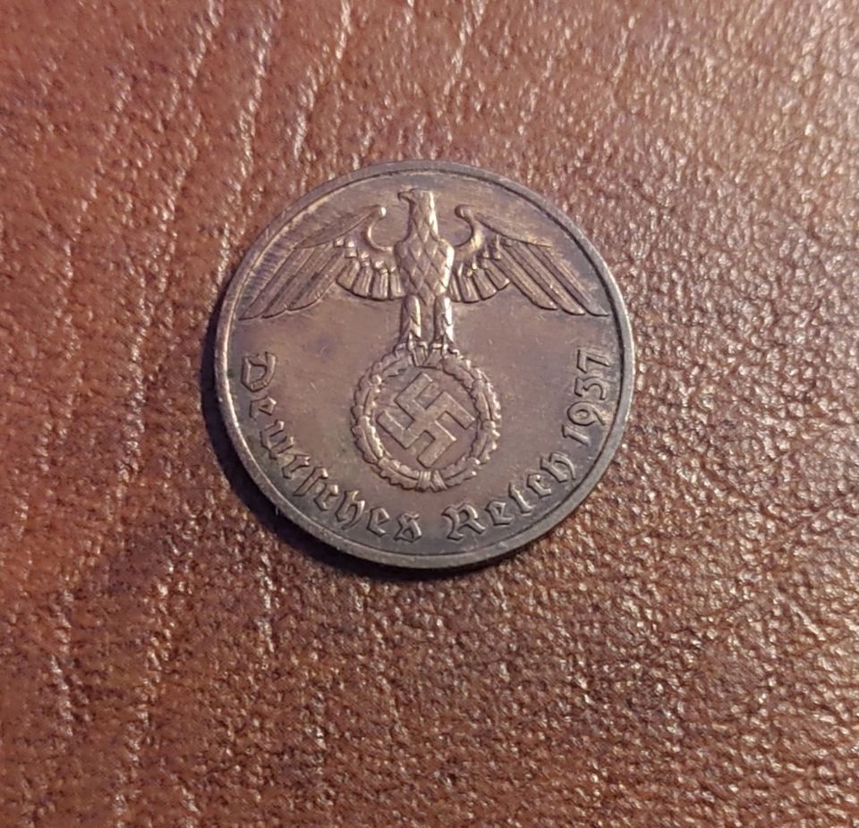 Natsikolikko 2 reichspfennig v.1937 F