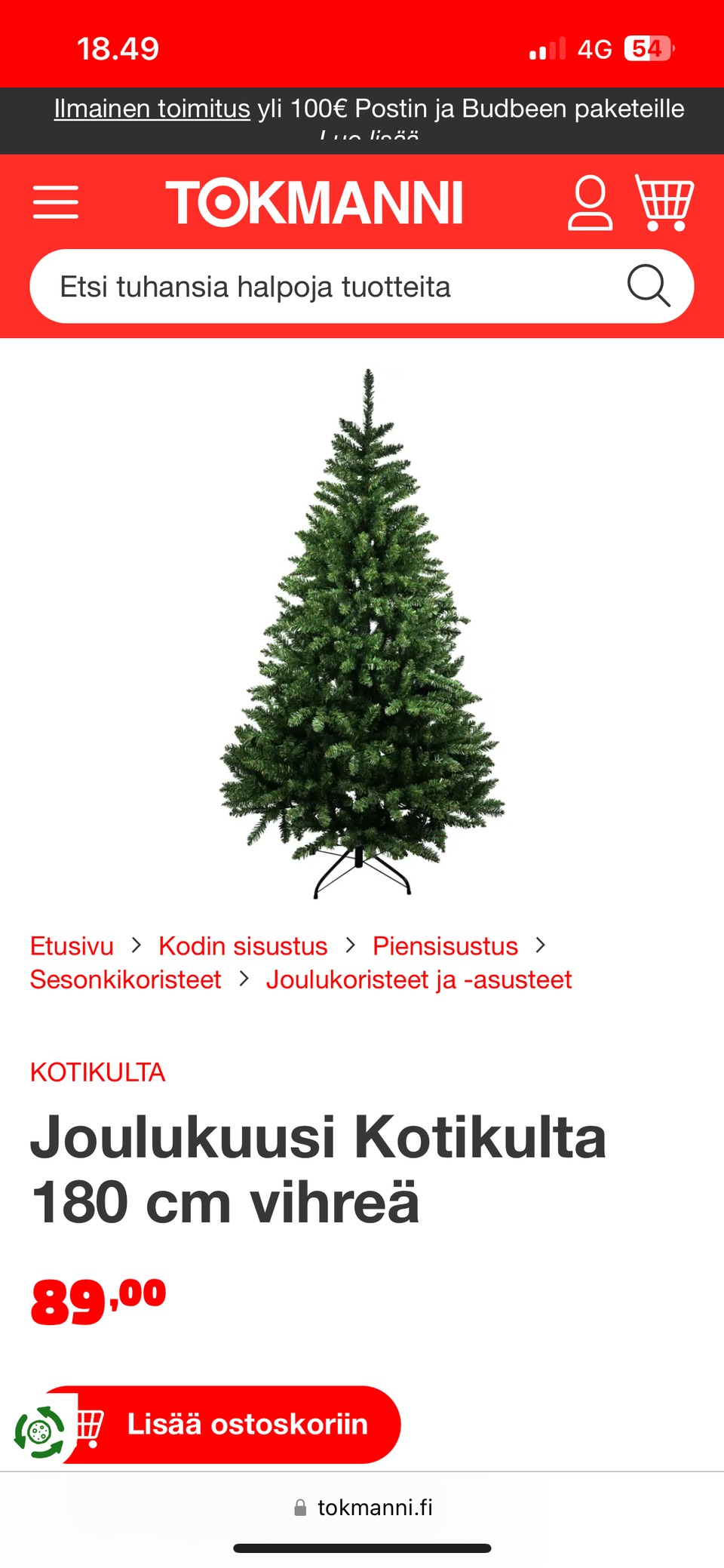 Teko joulukuusi