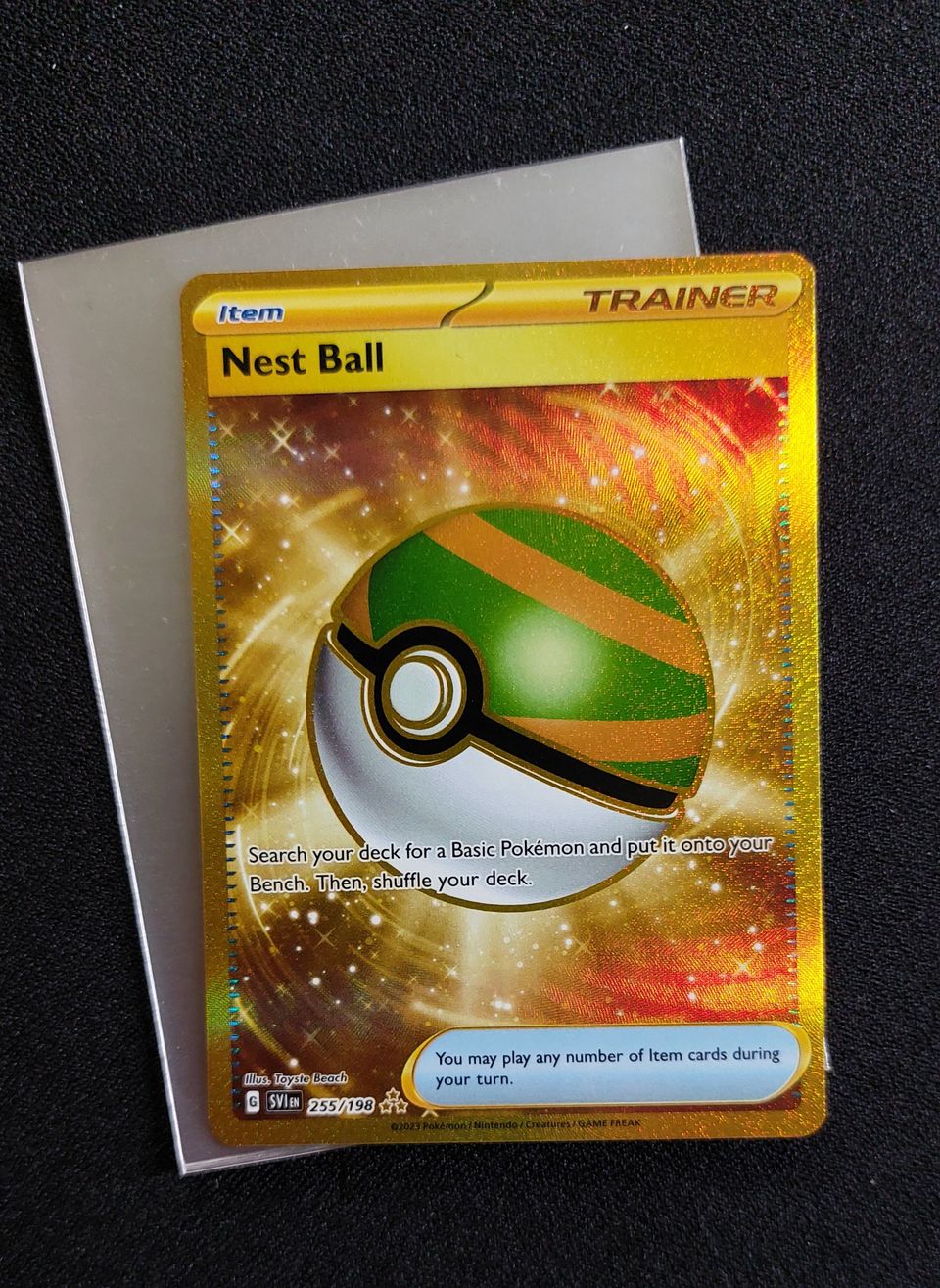 Pokemon kortti Nest Ball 255/198