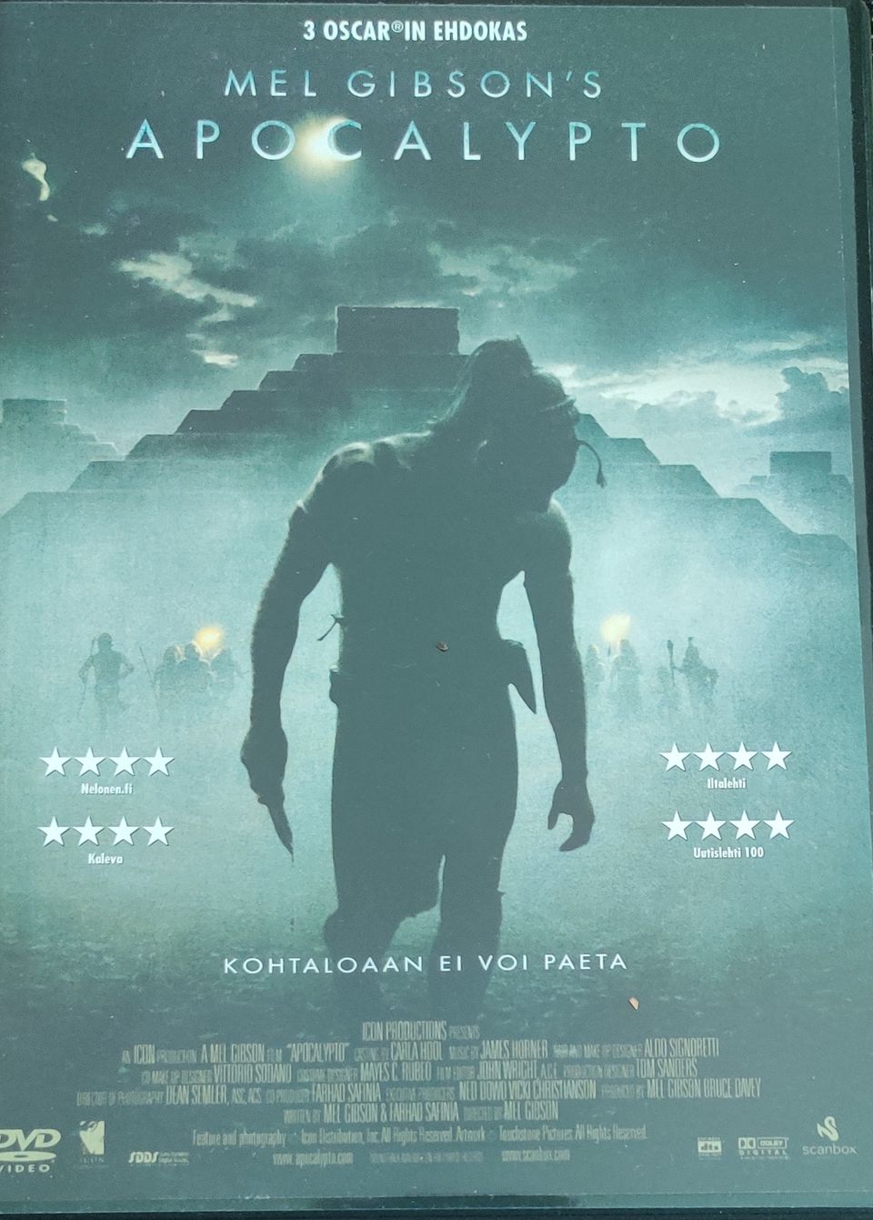 Mel Gibson's Apocalypto DVD toiminta (2006)