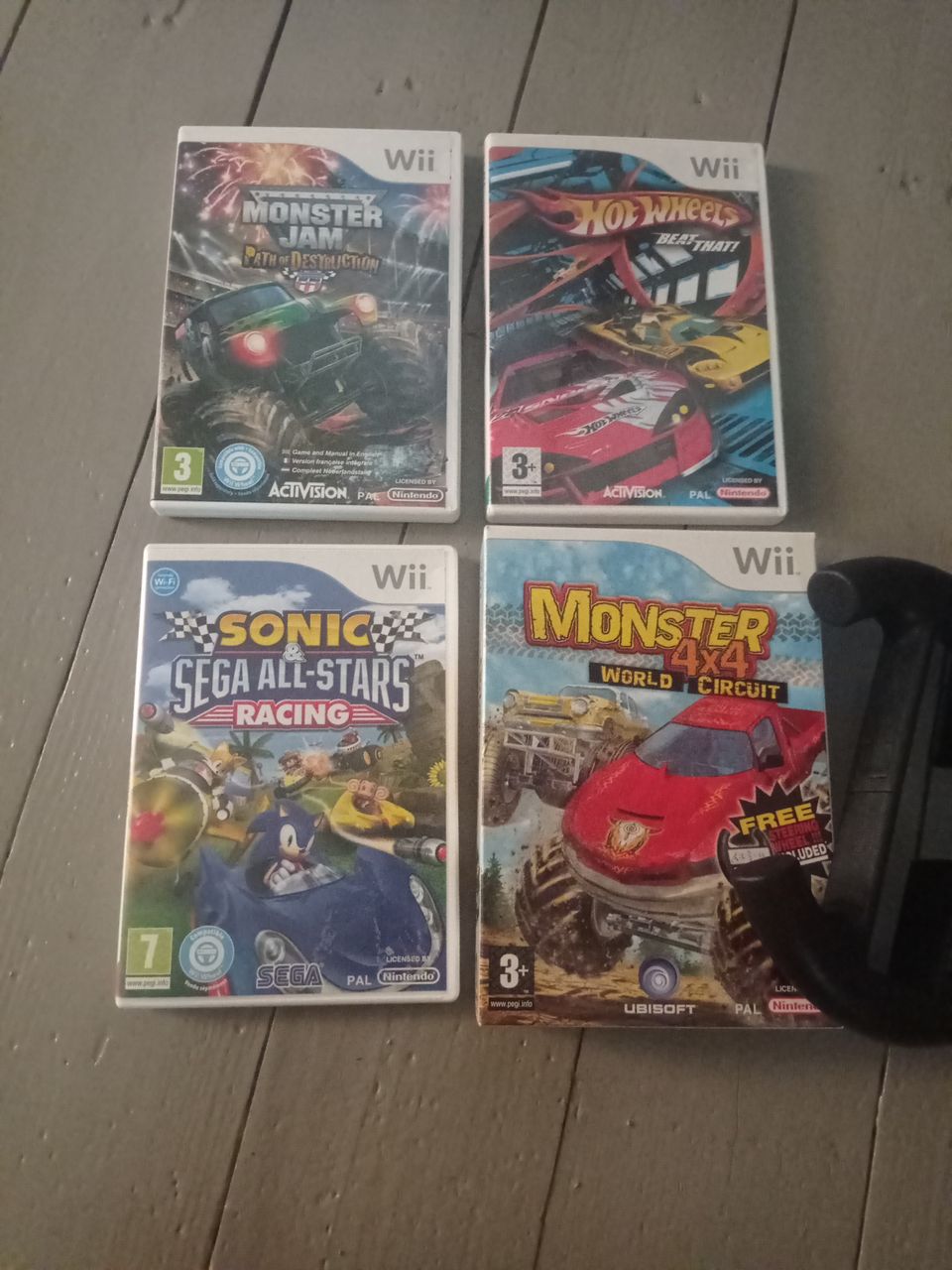 Autopelejä Wiille - Sonic, Monster Jam, Hot Wheels, Monster 4x4