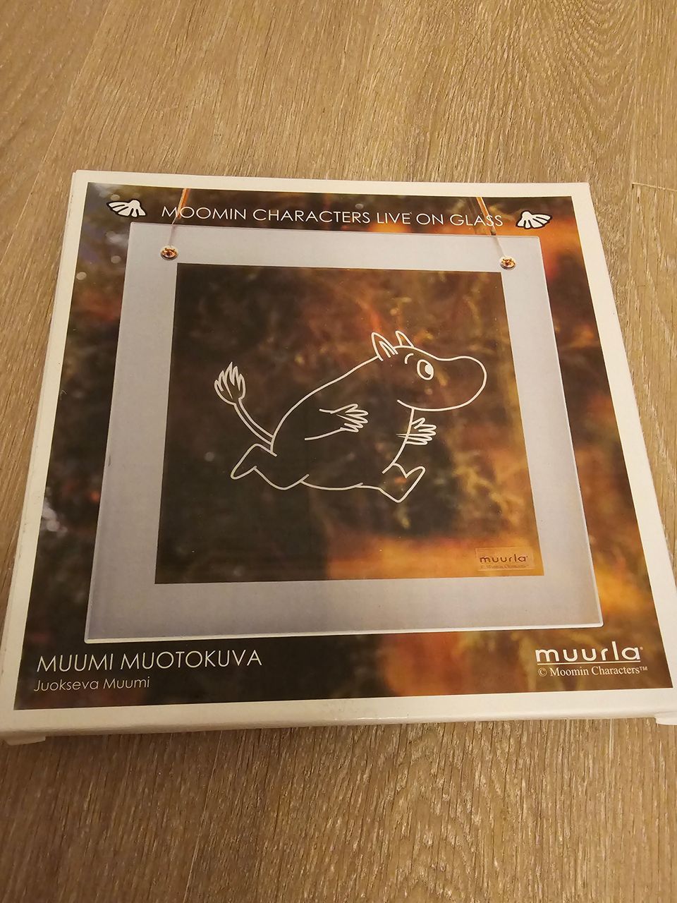 Uusi Muurla Muumi muotokuva lasitaulu