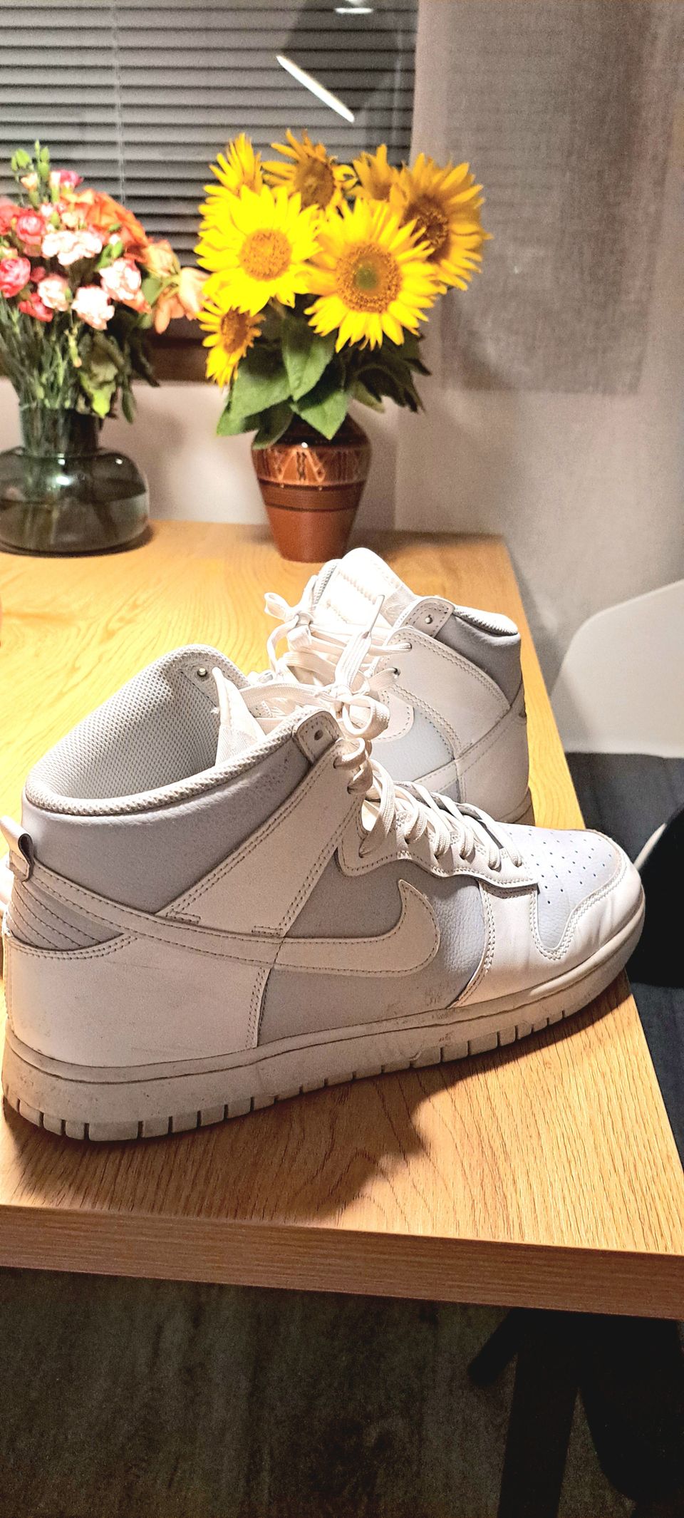 Nike Dunk High Retro Grey White 45.5