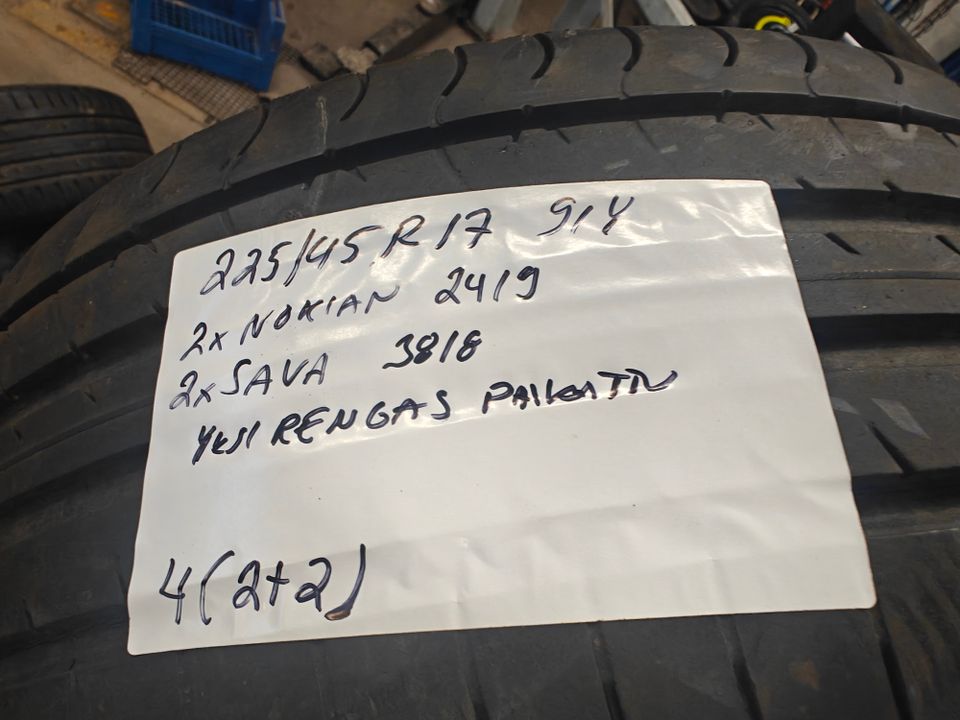 225/45R17 kesärenkaat