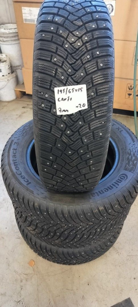 4kpl 195/65R15 Continental ice 3 nasta