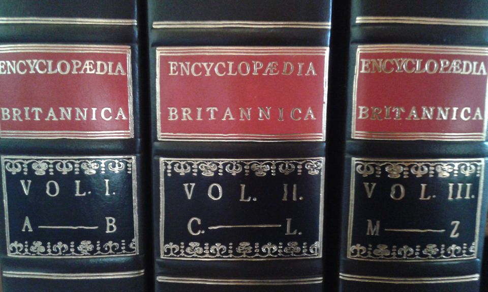 Näköispainos v. 1768 The Encyclopaedia Britannica