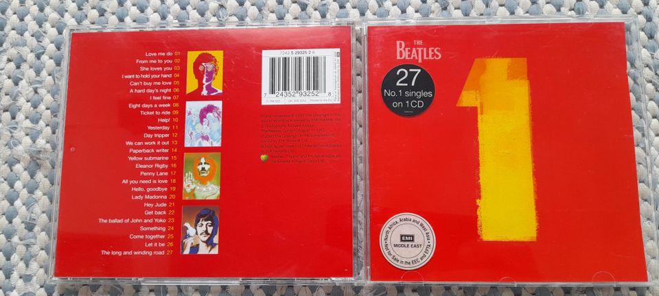 BEATLES No 1 singles cd