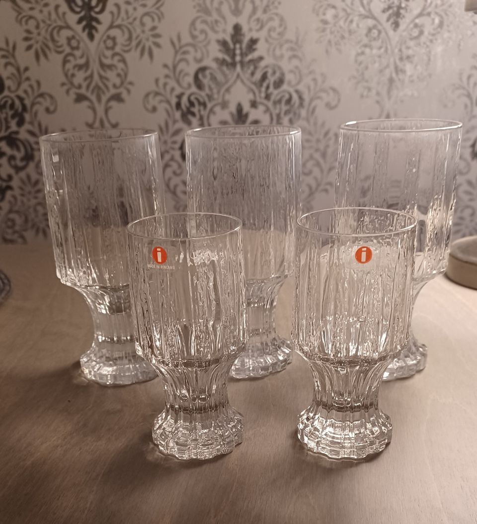 IIttala Vellamo juoma lasit