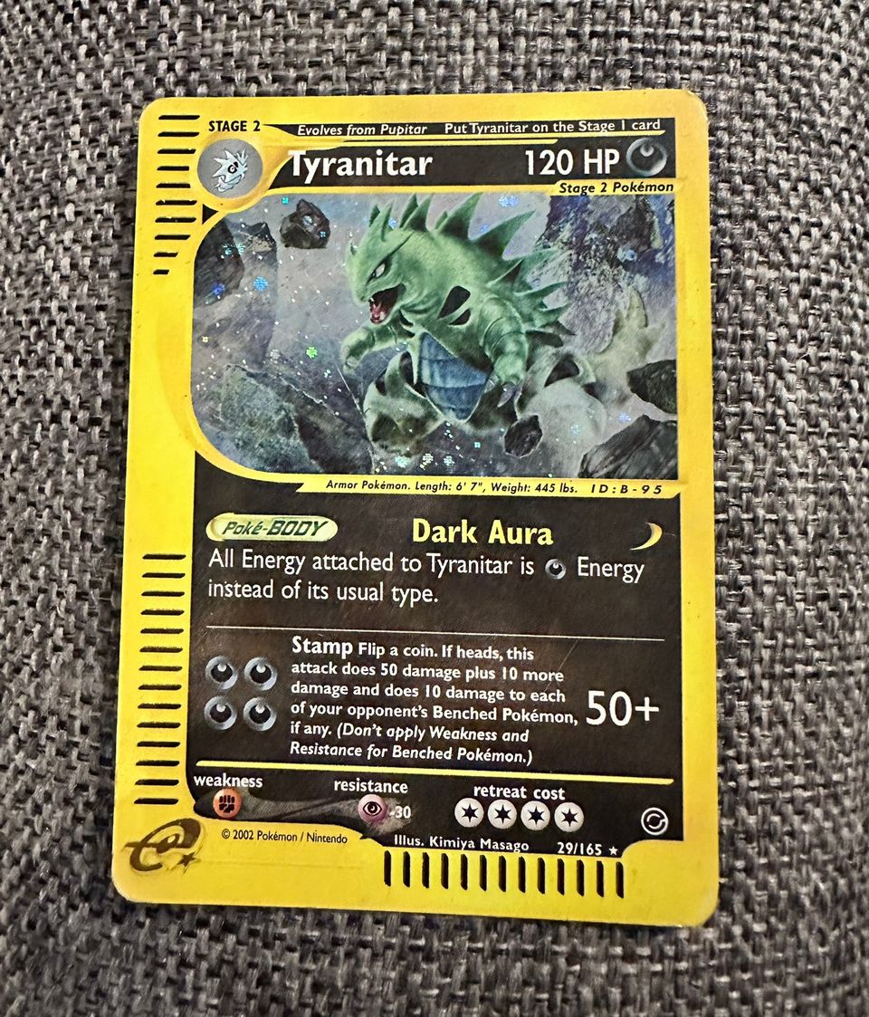 Pokemon Tyranitar 29/165