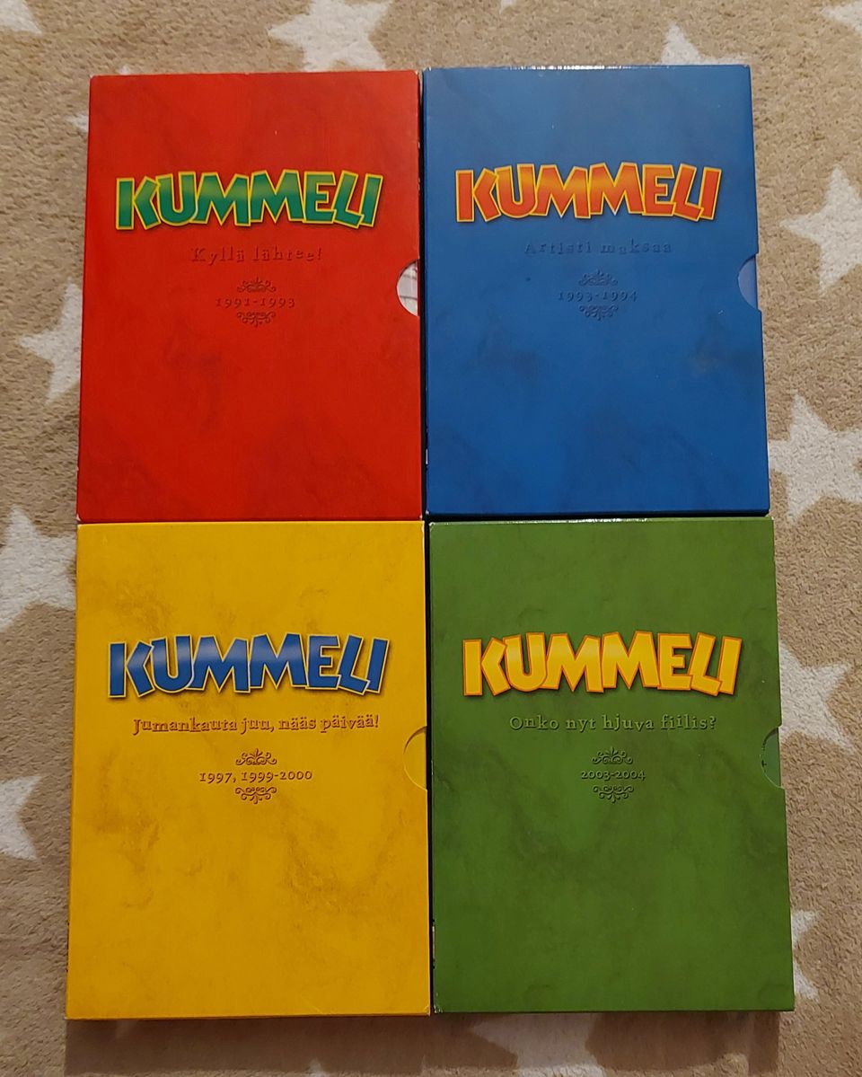 Kummelit 4 kautta, 8x DVD