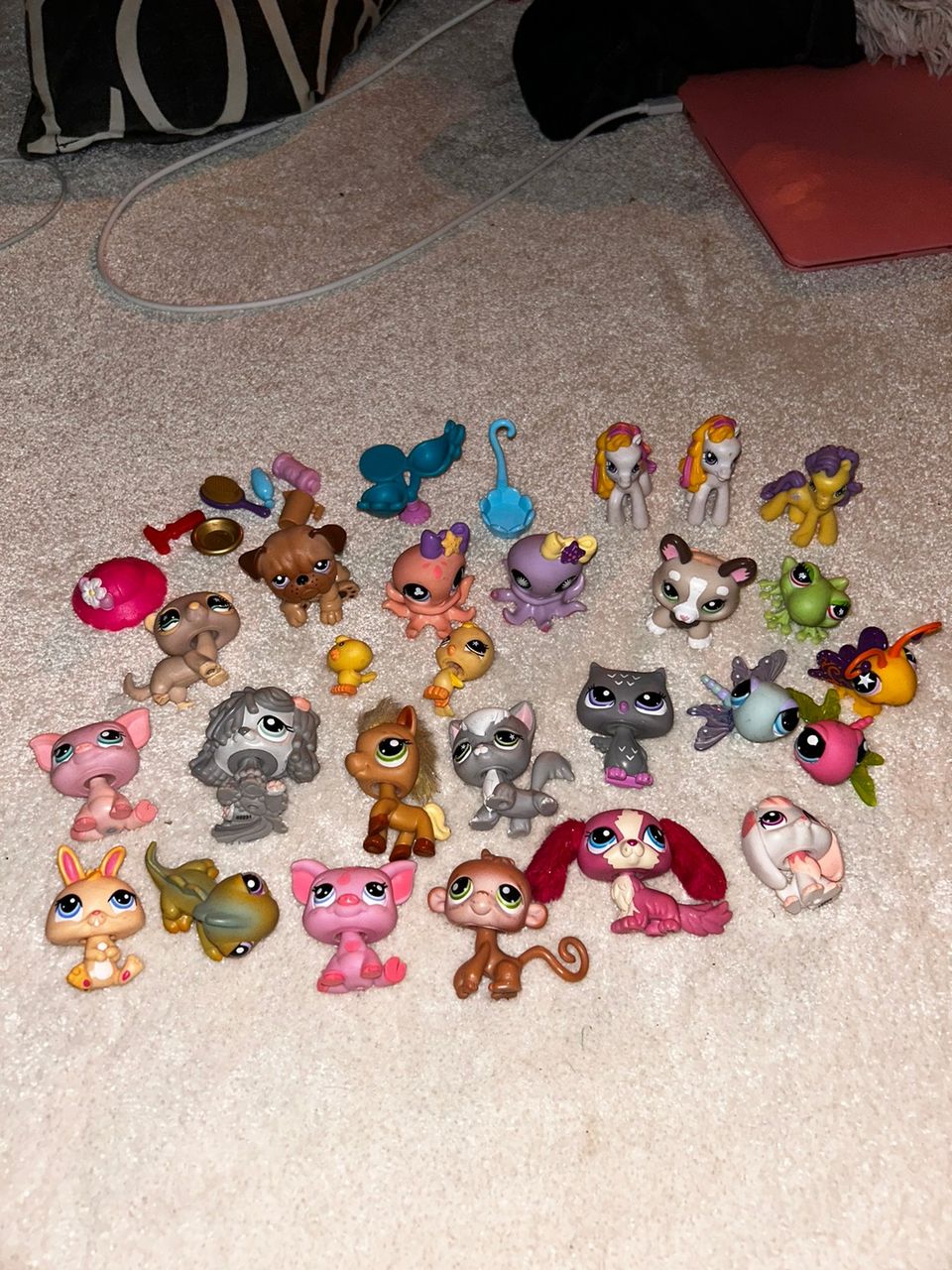 Littlest pet shop ja my little pony setti