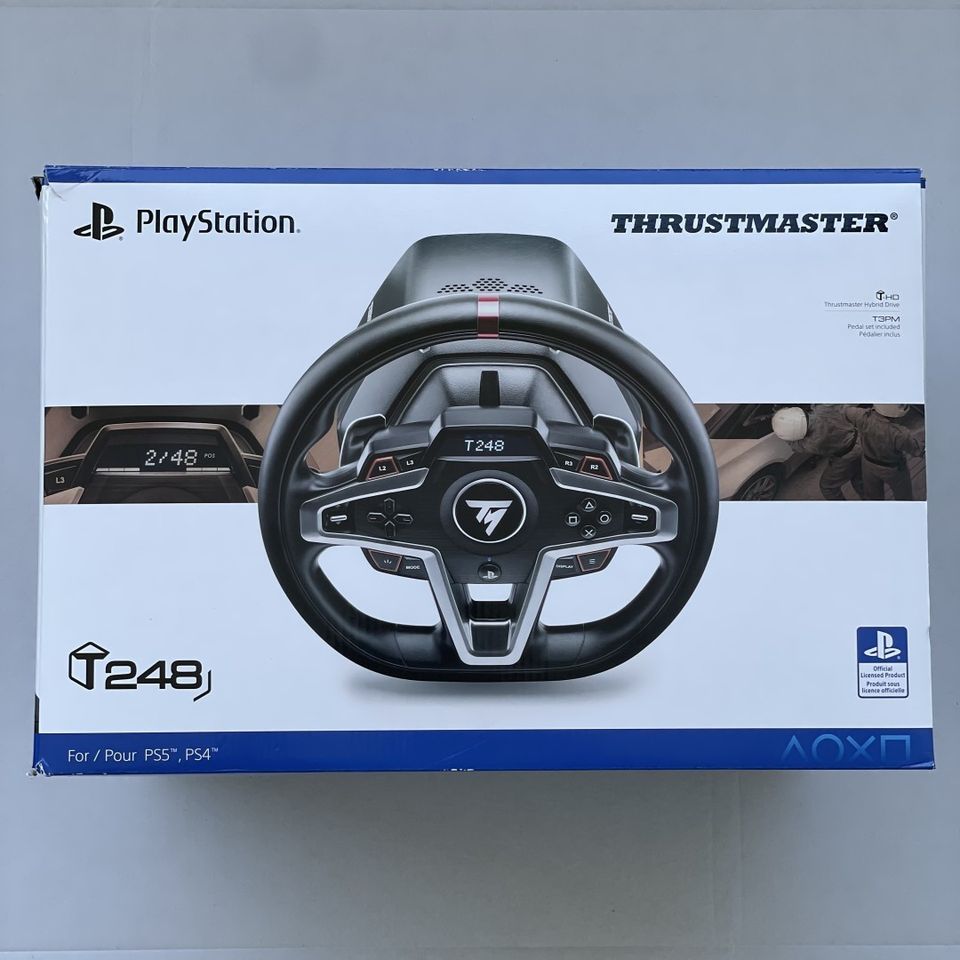 Thrustmaster T248 ratti ja polkimet Ps4/Ps5 JNS