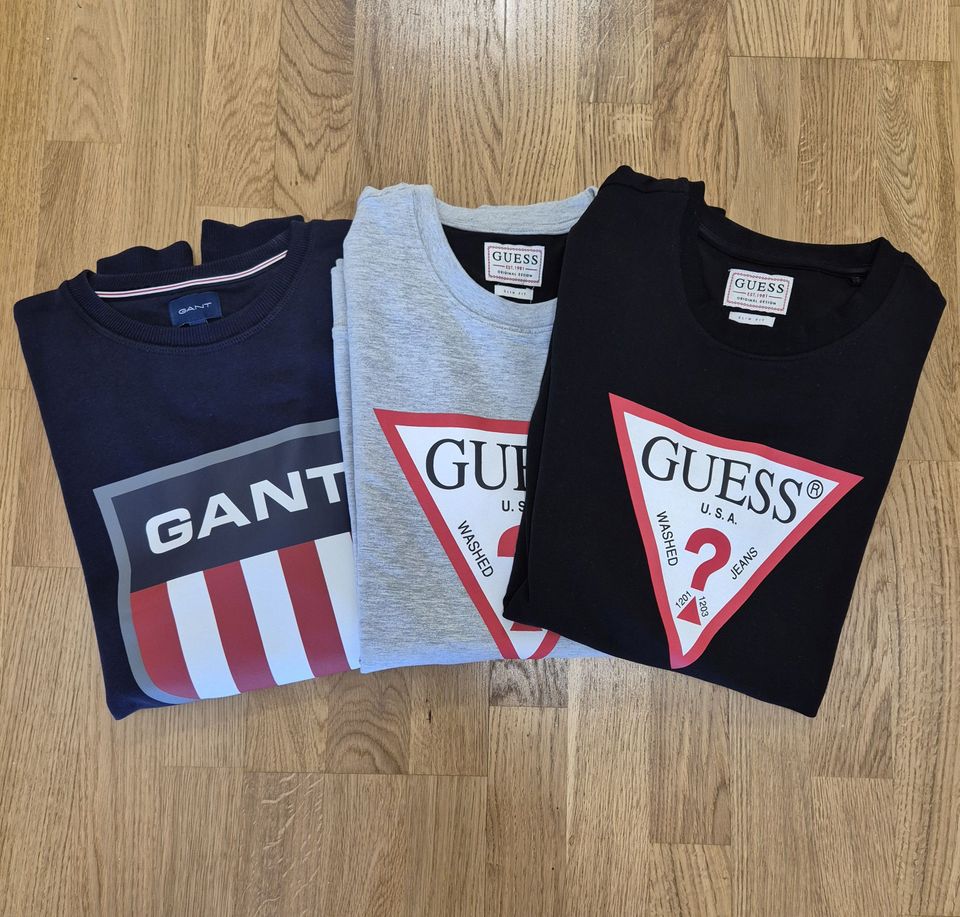 GANT, GUESS collegepaidat 3kpl