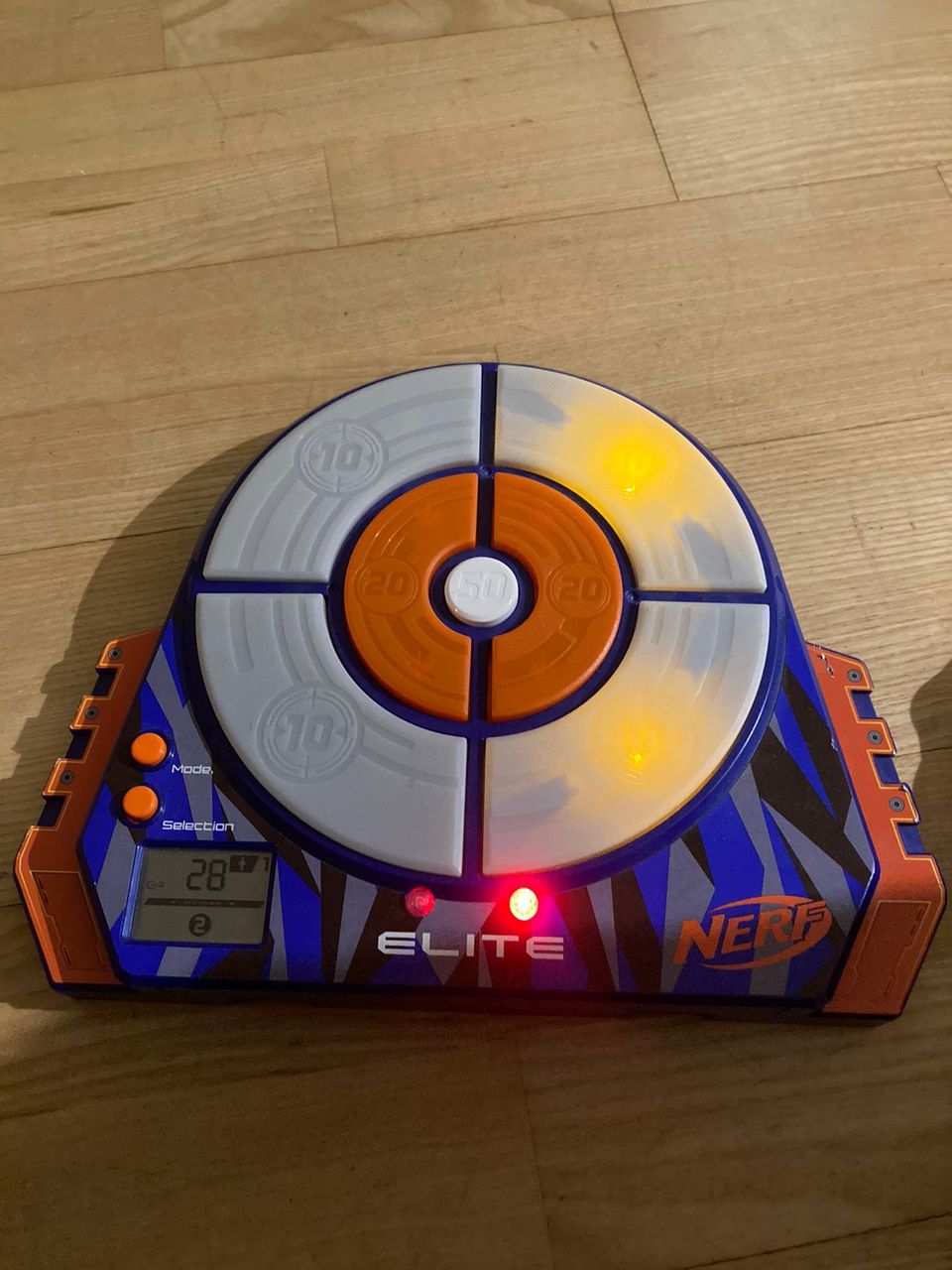 Nerf elite maalitaulu